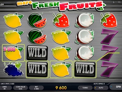 Видеослот More Fresh Fruits — Endorphina