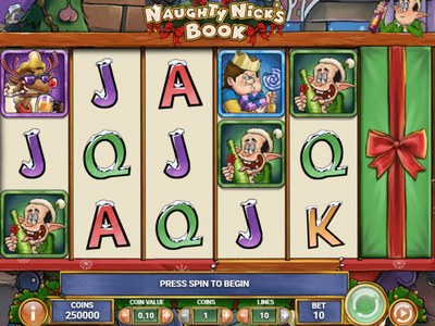 Игровой аппарат Naughty Nicks Book от Play'n GO